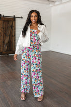 Load image into Gallery viewer, Life of the Party Floral Jumpsuit in Green
