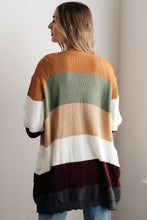 Load image into Gallery viewer, Long Drive Home Striped Cardigan
