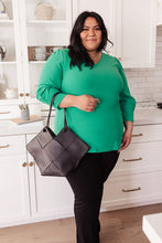 Load image into Gallery viewer, Lucky Chic Top in Kelly Green
