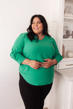 Load image into Gallery viewer, Lucky Chic Top in Kelly Green
