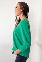 Load image into Gallery viewer, Lucky Chic Top in Kelly Green
