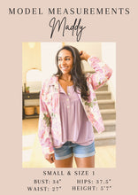 Load image into Gallery viewer, Not So Serious Floral Blouse in Pink
