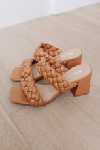 Load image into Gallery viewer, Maya Braided Heels in Tan
