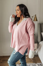 Load image into Gallery viewer, Mia Waffle Knit Long Sleeve In Pink
