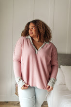 Load image into Gallery viewer, Mia Waffle Knit Long Sleeve In Pink
