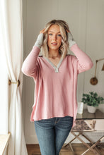 Load image into Gallery viewer, Mia Waffle Knit Long Sleeve In Pink
