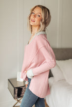 Load image into Gallery viewer, Mia Waffle Knit Long Sleeve In Pink
