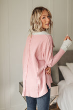 Load image into Gallery viewer, Mia Waffle Knit Long Sleeve In Pink
