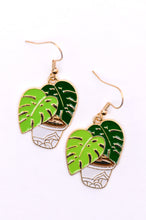 Load image into Gallery viewer, Plant Lover Potted Plant Earrings
