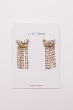 Load image into Gallery viewer, Rhinestone Fringe Earrings
