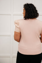 Load image into Gallery viewer, Rock On Puff Sleeve Top in Blush
