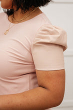 Load image into Gallery viewer, Rock On Puff Sleeve Top in Blush
