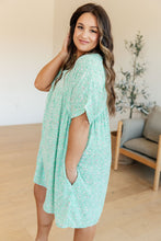 Load image into Gallery viewer, Rodeo Lights Dolman Sleeve Dress in Mint Floral
