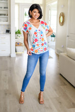 Load image into Gallery viewer, Rose Garden Embroidered Blouse
