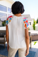 Load image into Gallery viewer, Rose Garden Embroidered Blouse
