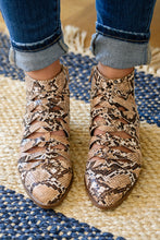 Load image into Gallery viewer, Sadie Ankle Boots In Snakeskin
