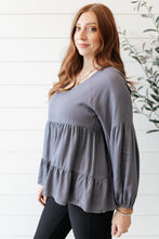 Load image into Gallery viewer, Sassy Swing Top in Charcoal
