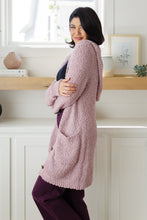 Load image into Gallery viewer, Soft Wisteria Hooded Cardigan
