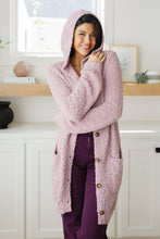 Load image into Gallery viewer, Soft Wisteria Hooded Cardigan
