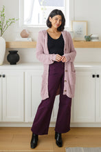 Load image into Gallery viewer, Petunia High Rise Wide Leg Jeans in Plum
