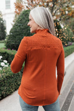 Load image into Gallery viewer, Stylin Girl Turtleneck in Rust
