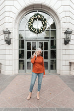 Load image into Gallery viewer, Stylin Girl Turtleneck in Rust
