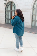 Load image into Gallery viewer, Tell Me After Work Shacket in Teal
