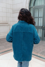 Load image into Gallery viewer, Tell Me After Work Shacket in Teal
