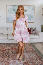 Load image into Gallery viewer, The Moment Checkered Babydoll Dress
