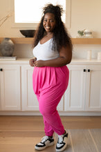 Load image into Gallery viewer, The Motive Slouch Jogger in Hot Pink
