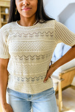 Load image into Gallery viewer, Thea Crocheted Knit Top
