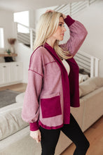 Load image into Gallery viewer, Two Hearts Jacket In Plum
