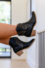 Load image into Gallery viewer, Two Step Western Bootie in Black
