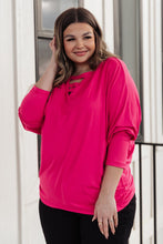 Load image into Gallery viewer, Lovely Ladder V Neck Top in Pink
