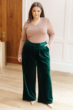 Load image into Gallery viewer, Velvet Elvis Wide Leg Velvet Pants
