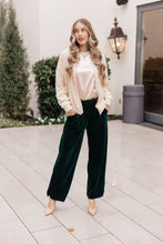 Load image into Gallery viewer, Velvet Elvis Wide Leg Velvet Pants
