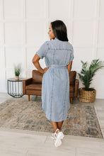 Load image into Gallery viewer, Wait For It Denim Shirtdress
