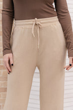 Load image into Gallery viewer, Wide Legged &amp; Cozy Sweatpants in Sand
