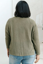 Load image into Gallery viewer, Wishful Thinking Henley In Olive
