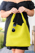 Load image into Gallery viewer, Woven and Worn Tote in Citron
