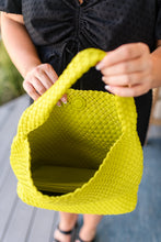 Load image into Gallery viewer, Woven and Worn Tote in Citron
